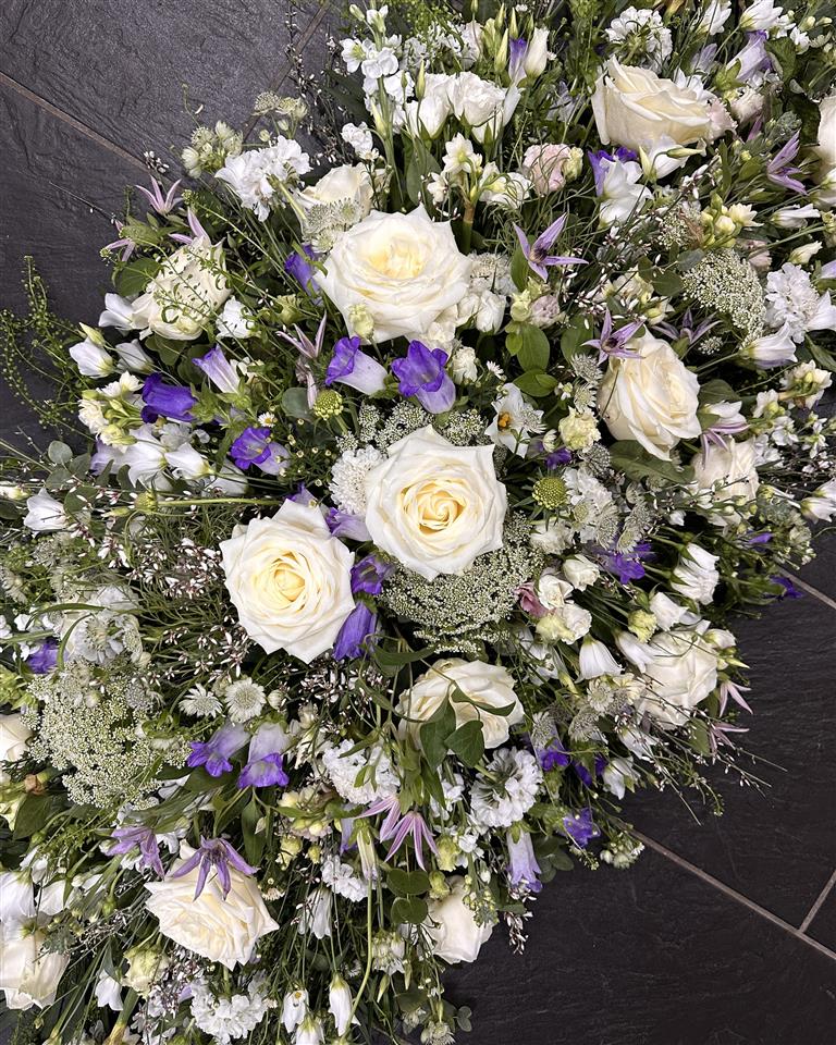 Casket funeral flower sprays Cornwall